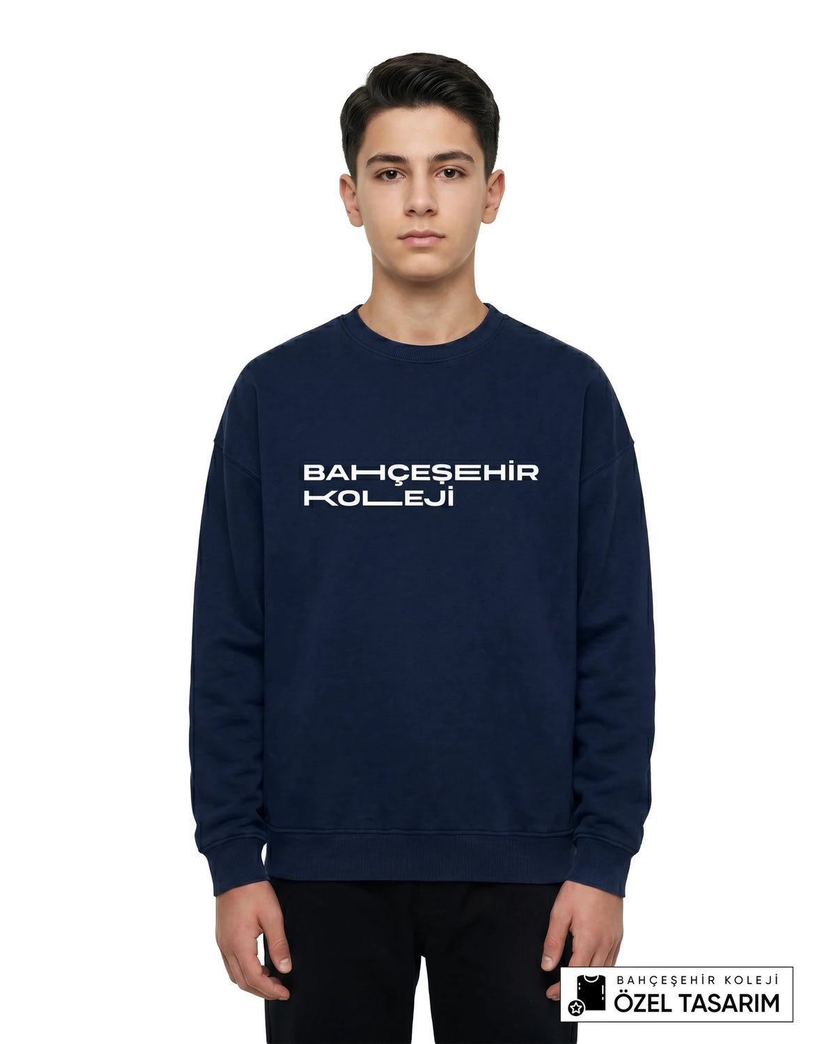 Bahçeşehir Koleji Özel Tasarım Yazılı Sweatshirt
