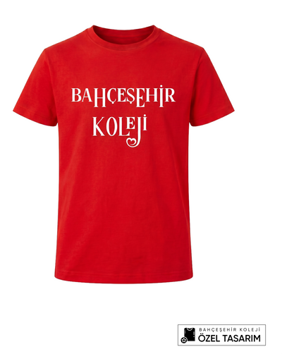 Bahçeşehir Koleji Özel Tasarım Yazılı T-shirt
