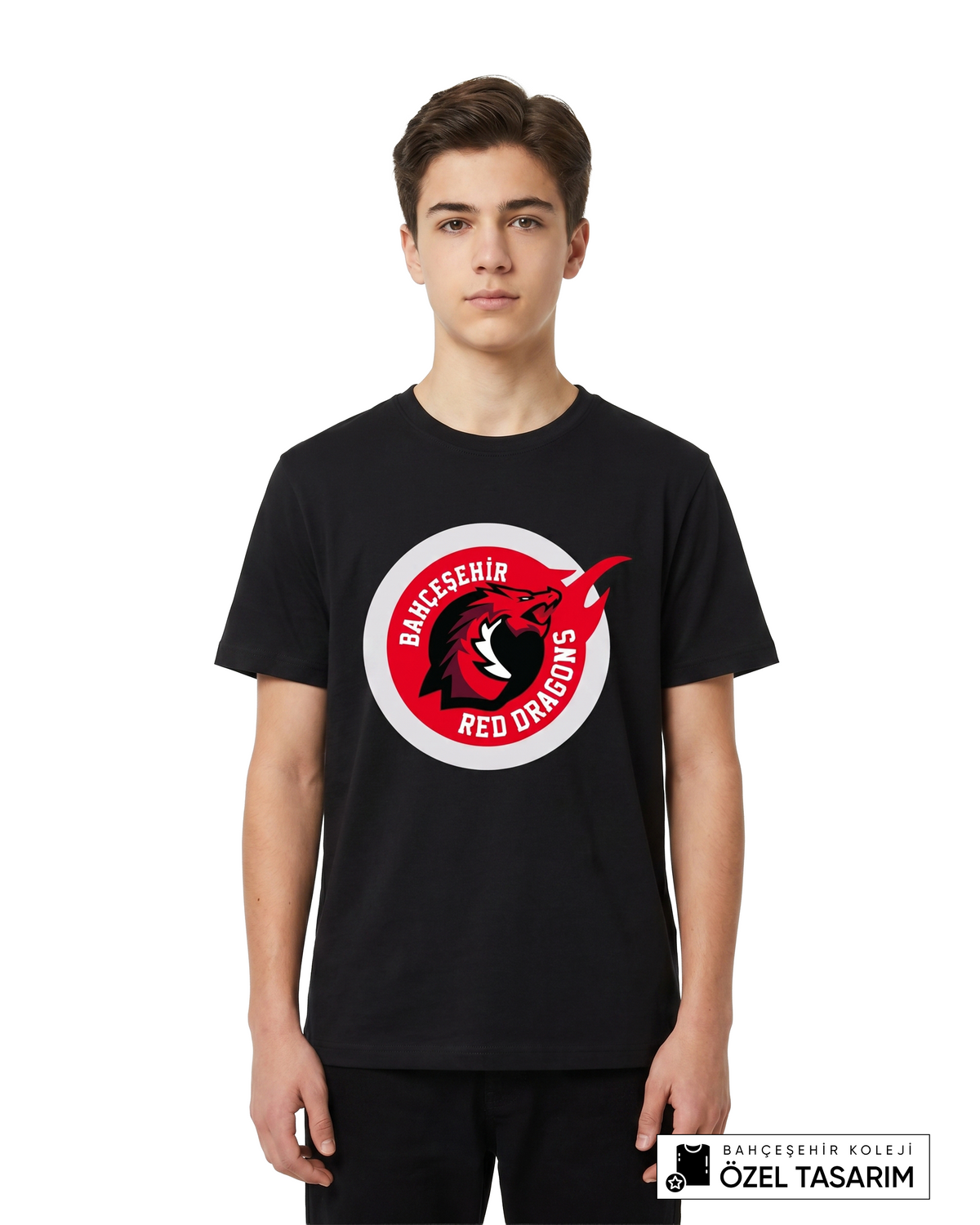 Bahçeşehir Koleji Red Dragons Logolu T-Shirt
