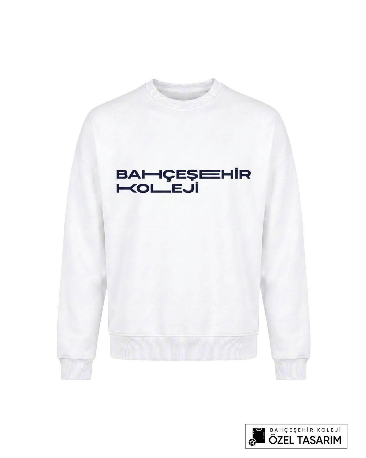 Bahçeşehir Koleji Özel Tasarım Yazılı Sweatshirt