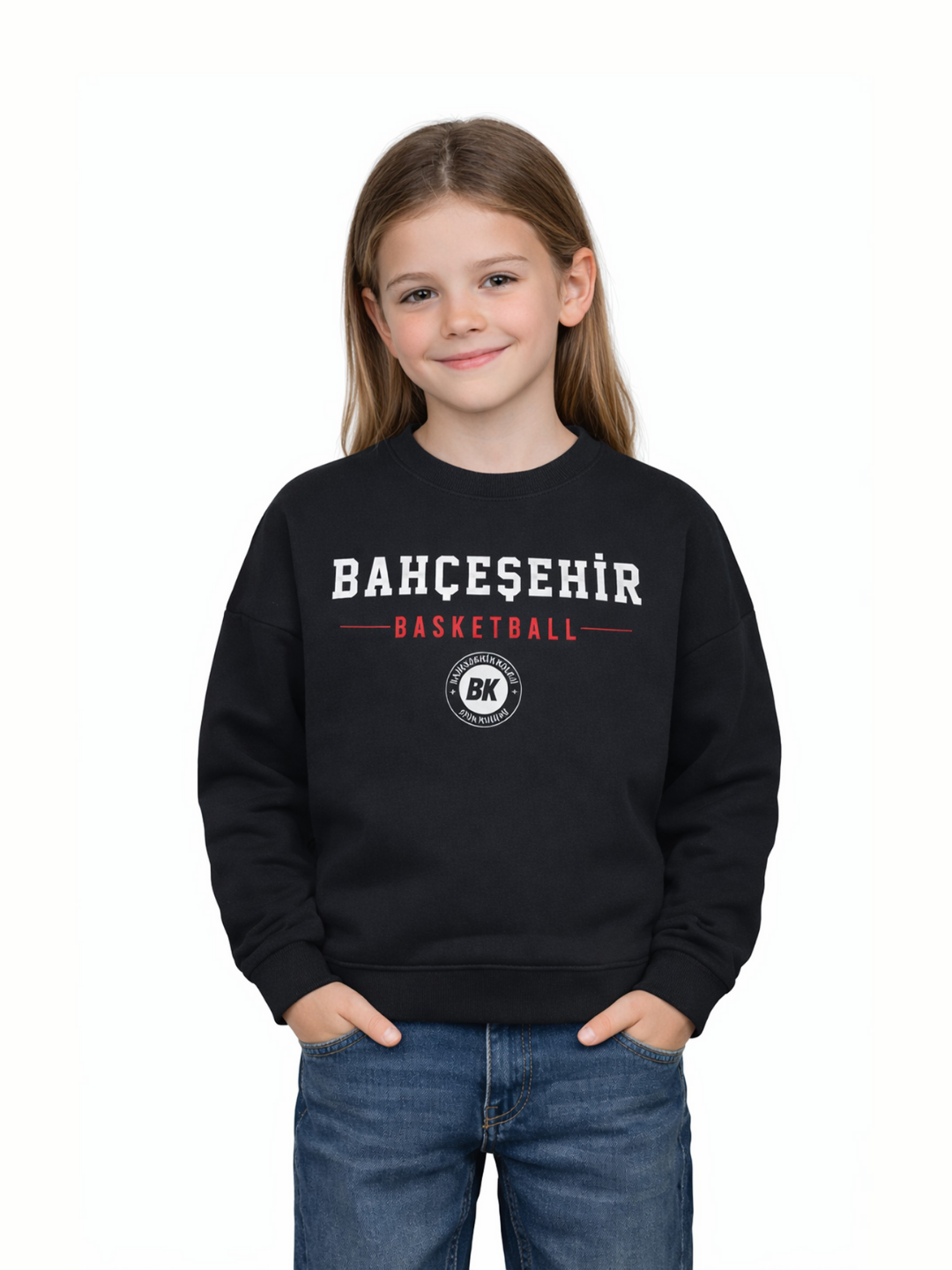 Bahçeşehir Koleji  Basketball Logolu Sweatshirt