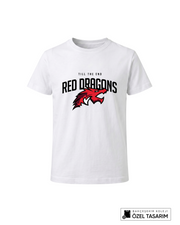 Bahçeşehir Koleji Red Dragons "Till The End" Baskılı Özel Tasarım T-Shirt