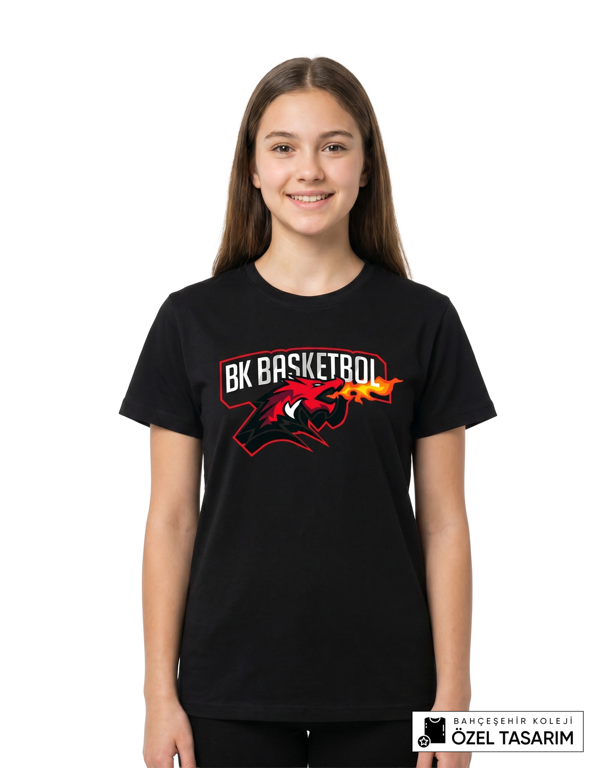 Bahçeşehir Koleji BK Basketbol Logolu Özel Tasarım T-shirt