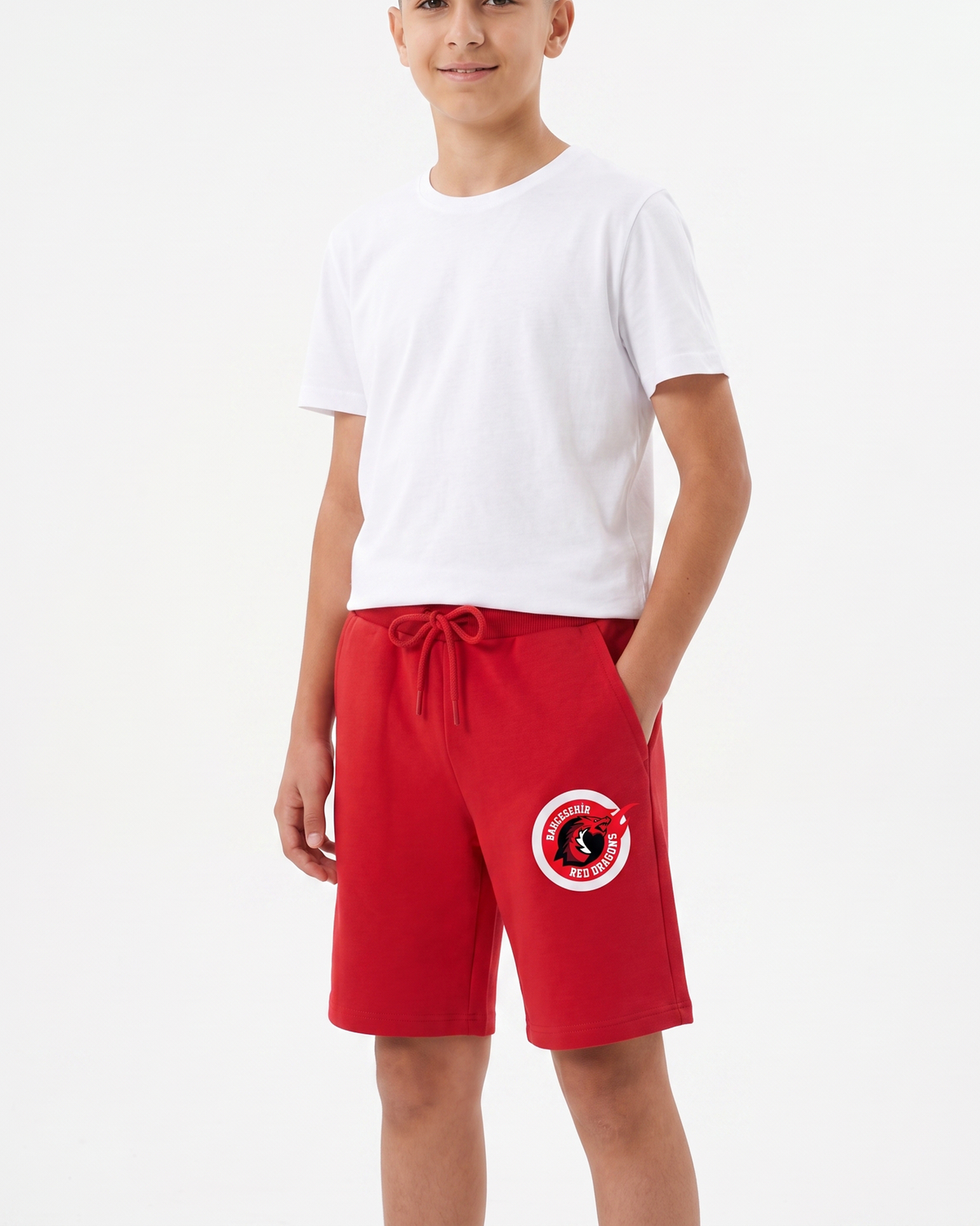 Bahçeşehir Red Dragons Logolu Şort