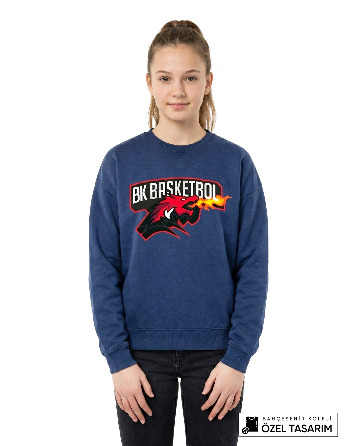Bahçeşehir Koleji BK Basketbol Özel Tasarım Sweatshirt