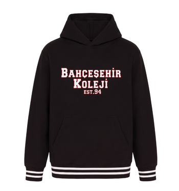 Bahçeşehir Koleji 26-27 Yeni Sezon Siyah Kapüşonlu Sweatshirt